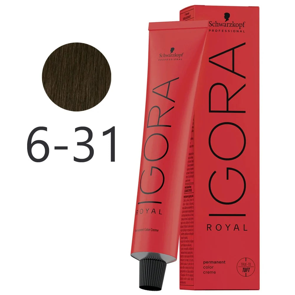 IGORA ROYAL 6-31 Rubio Oscuro Mate Ceniza – 60 g