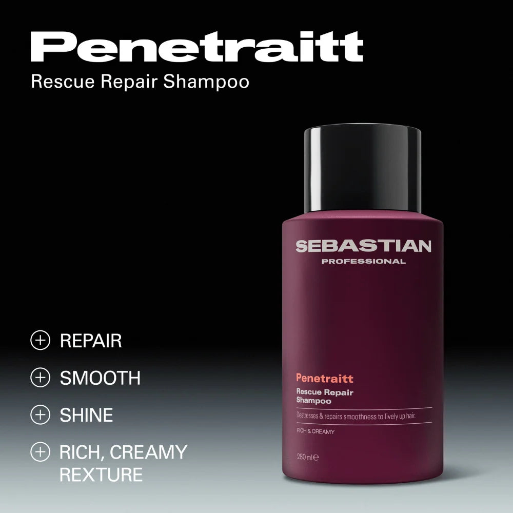 SEBASTIAN PROFESSIONAL PENETRAITT RESCUE REPAIR SHAMPOO – 280 ml