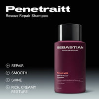 SEBASTIAN PROFESSIONAL PENETRAITT RESCUE REPAIR SHAMPOO – 280 ml