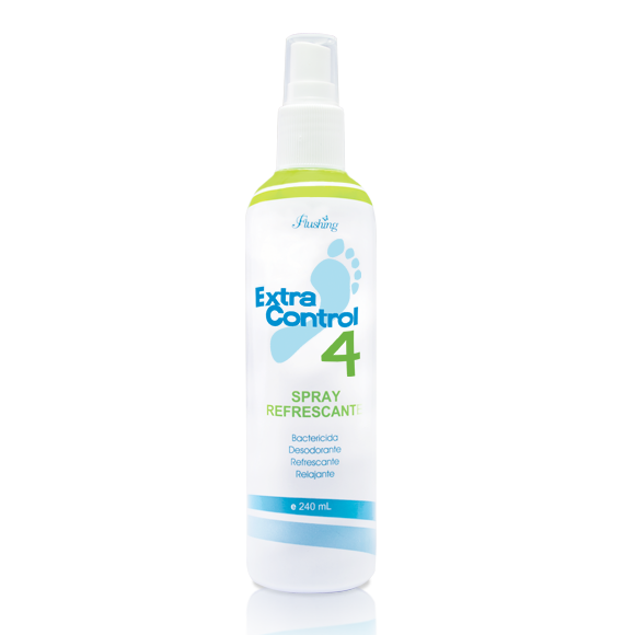 Extra Control 4 Spray Pies Refrescante 240 ml – Frescura y Limpieza al Instante