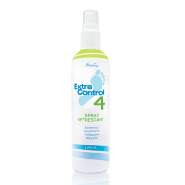 Extra Control 4 Spray Pies Refrescante 240 ml – Frescura y Limpieza al Instante