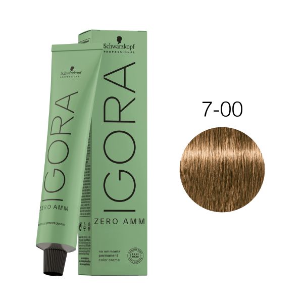 IGORA ROYAL ZERO AMM 7-0 Louro Médio Natural – 60 g