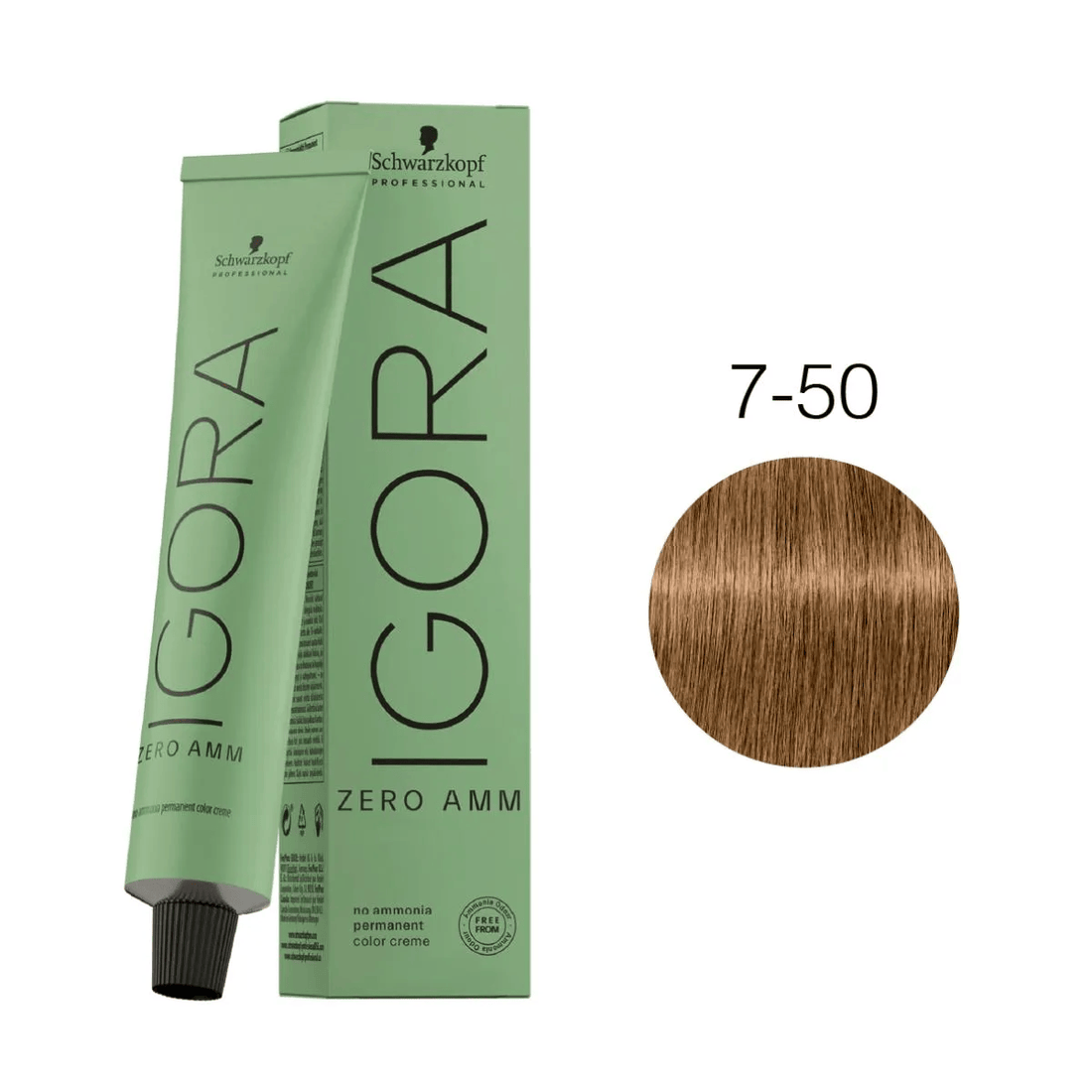 IGORA ROYAL ZERO AMM 7-50 Louro Médio Dourado Natural – 60 g