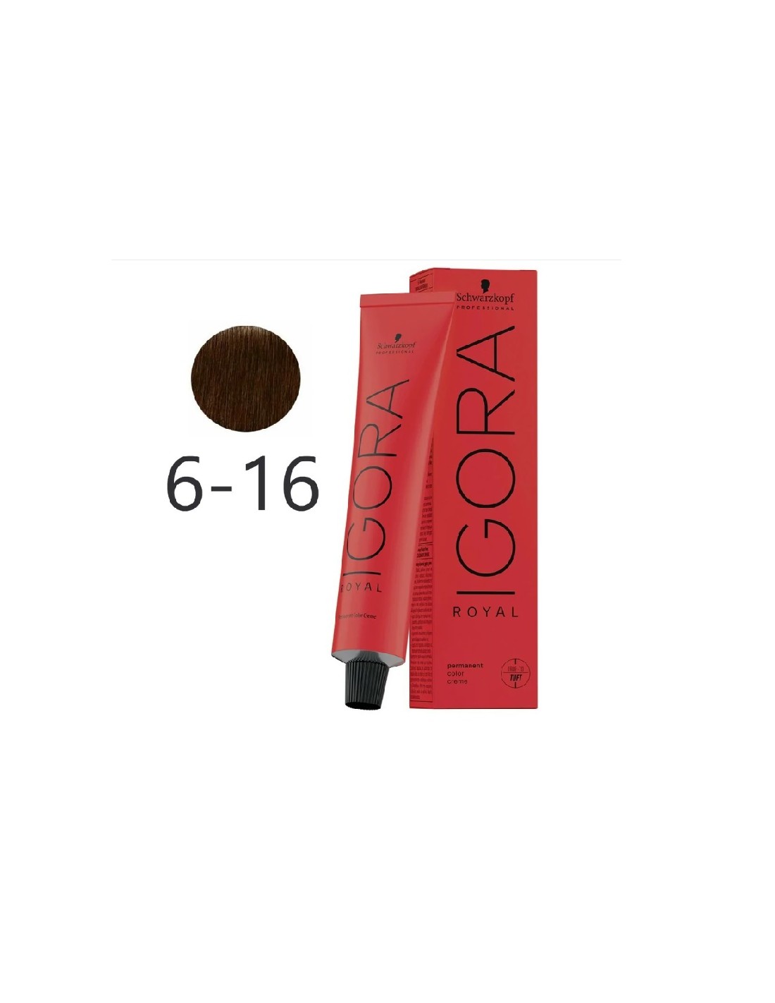 IGORA ROYAL 6-16 Rubio Oscuro Ceniza Chocolate – 60 g