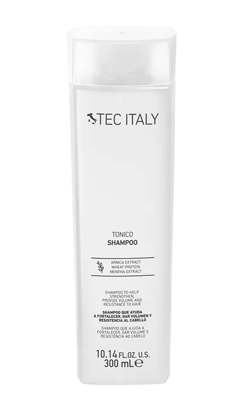Tec Italy Shampoo Tónico 300 ml – Volumen y Fortaleza para Cabello Débil y Fino